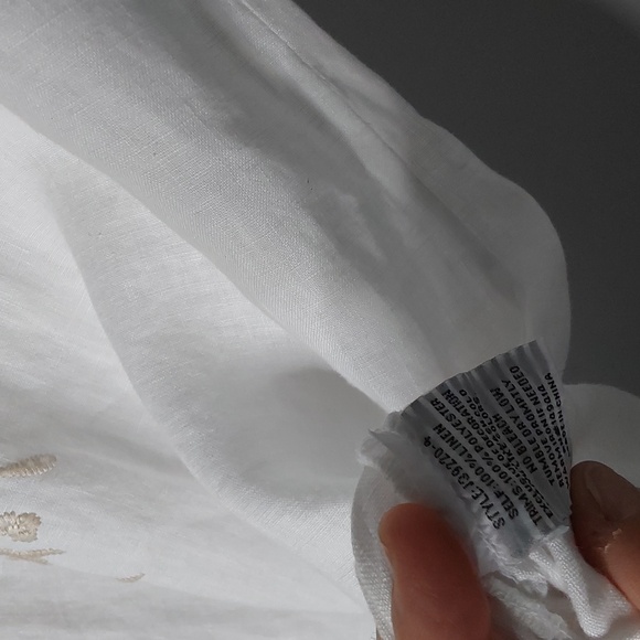 Johnny Was  Abigail Easy Linen Tunic Dress size Large - Picture 7 of 11